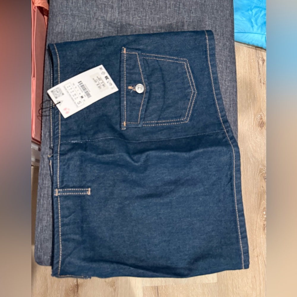 Zara Denim Mini Skirt